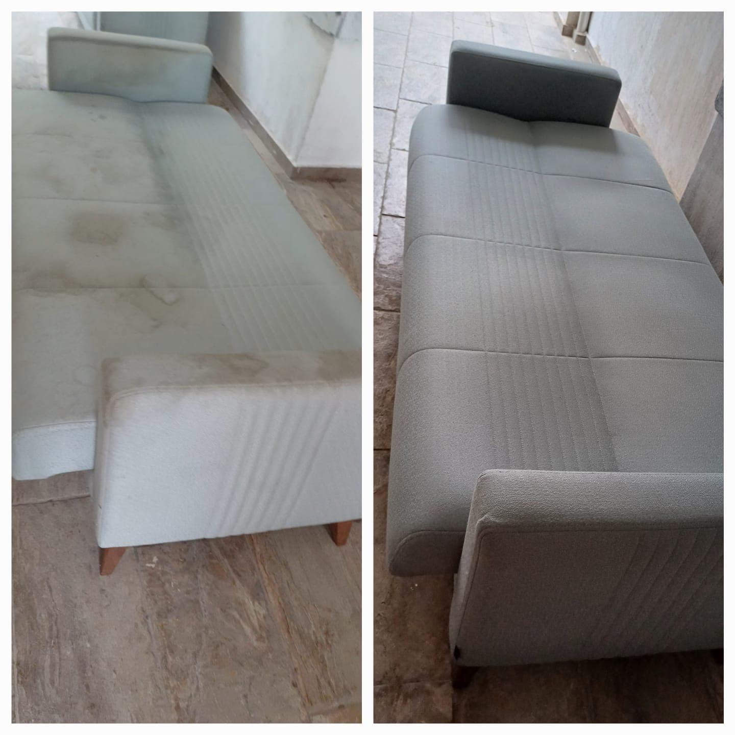 Koltuk yenileme öncesi ve sonrası